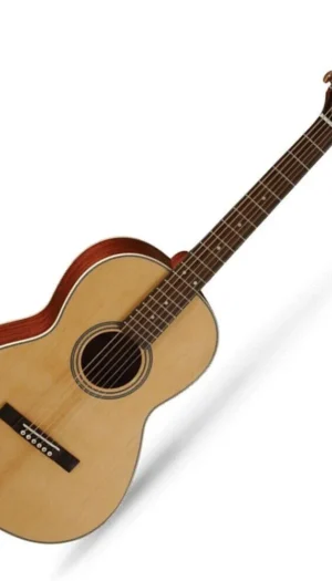 Cort L100P NS Parlour Guitar Natural Satin Solid Spruce Top 12TH-FRET JOINT
