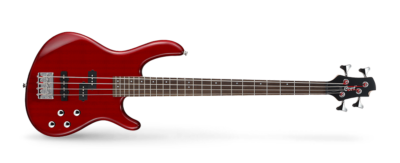 Cort Action Bass Plus 4-String Bass Guitar - Trans Red