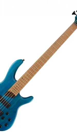 Cort Artisan B5 Plus AS RM 5-String Bass Guitar Open Pore Aqua Blue