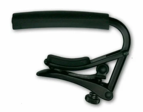 Shubb C3K Capo Noir 12-String Guitar Capo, Black Chrome