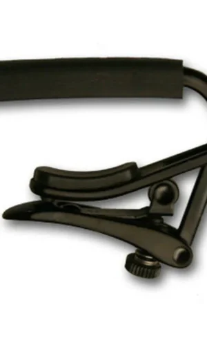 Shubb Electric  Steel String Guitar Capo 7.25 inch Radius Black C4K