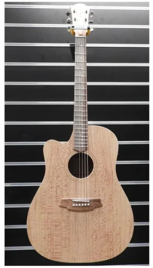 Cole Clark Fat Lady 1 - Southern Silky Oak Guitar - Left Hand
