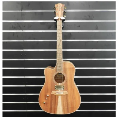 Cole Clark Fat Lady 2EC c/w Humbucker Acoustic / Electric Guitar Left Hand
