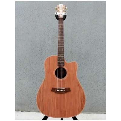 Cole Clark FL2EC-RDBL Fat Lady 2 Acoustic / Electric Guitar - Cutaway