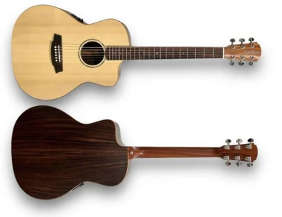 Cole Clark SAN1EC-SR Studio Grand Auditorium Acoustic Guitar Spruce / Rosewood