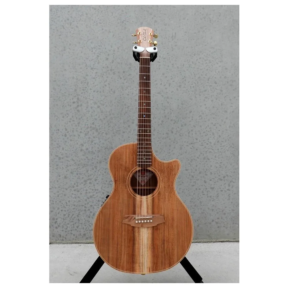 Cole Clark TL2EC-BLBL Thin Line Acoustic Electric Guitar with Hard Case
