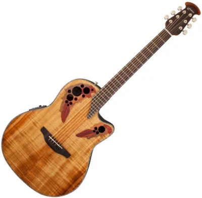 Ovation Celebrity Elite CE44P-FKOA, Mid-Depth Cutaway Acoustic Guitar