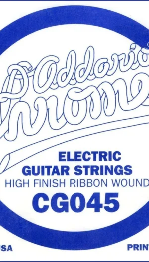 D'Addario CG045 Flat Wound Electric Guitar Single String .045