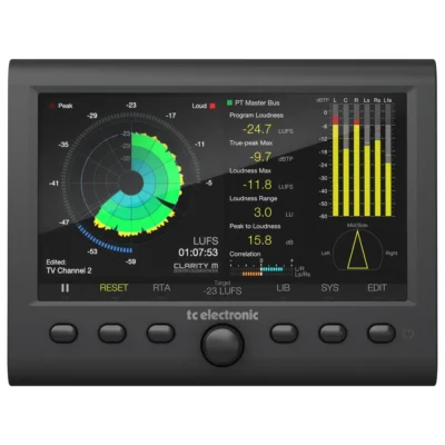 TC Electronic Clarity M HD Display Stereo and 5.1 Audio Loudness Meter