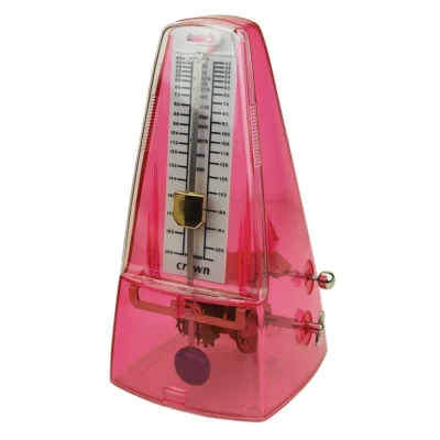 Crown Traditional Metronome - Transparent PINK
