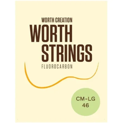 Worth Creation Soprano/Concert Ukuele Strings Clear FluroCarbon Set Low G CM-LG