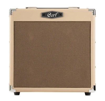 Cort CM15R DB 15W Amp White Sand with 3 Band EQ and reverb