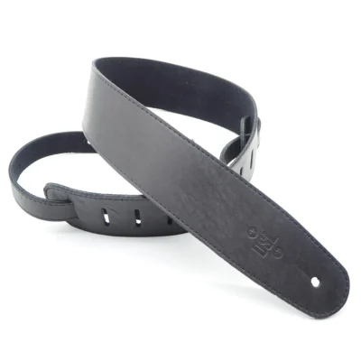 DSL CP25 Premium Suede 2.5" Guitar Strap - Black