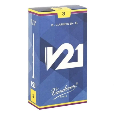 Vandoren CR803  Bb Clarinet V21 Reeds Strength 3, Box of 10