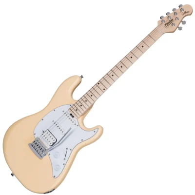 Sterling By Musicman Cutlass HSS Vintage Cream Electric Guitar
