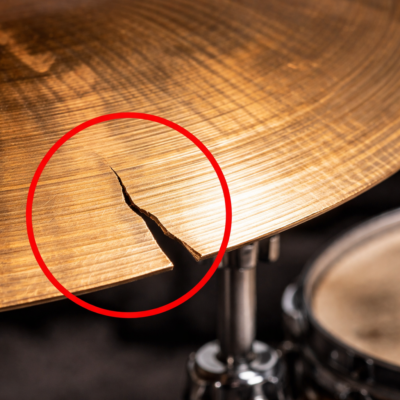 Cymbal Edge Crack Repair Service Melbourne