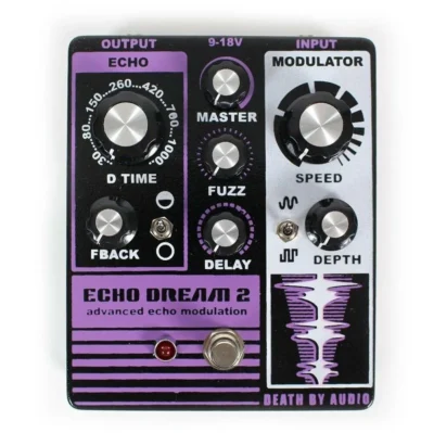 Death By Audio Echo Dream 2 Delay Guitar Effects Pedal