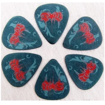 6 Picks Dunlop Tortex Dirtbag Guitar Picks Plectrums Dirtbag DB Drip 0.60 mm