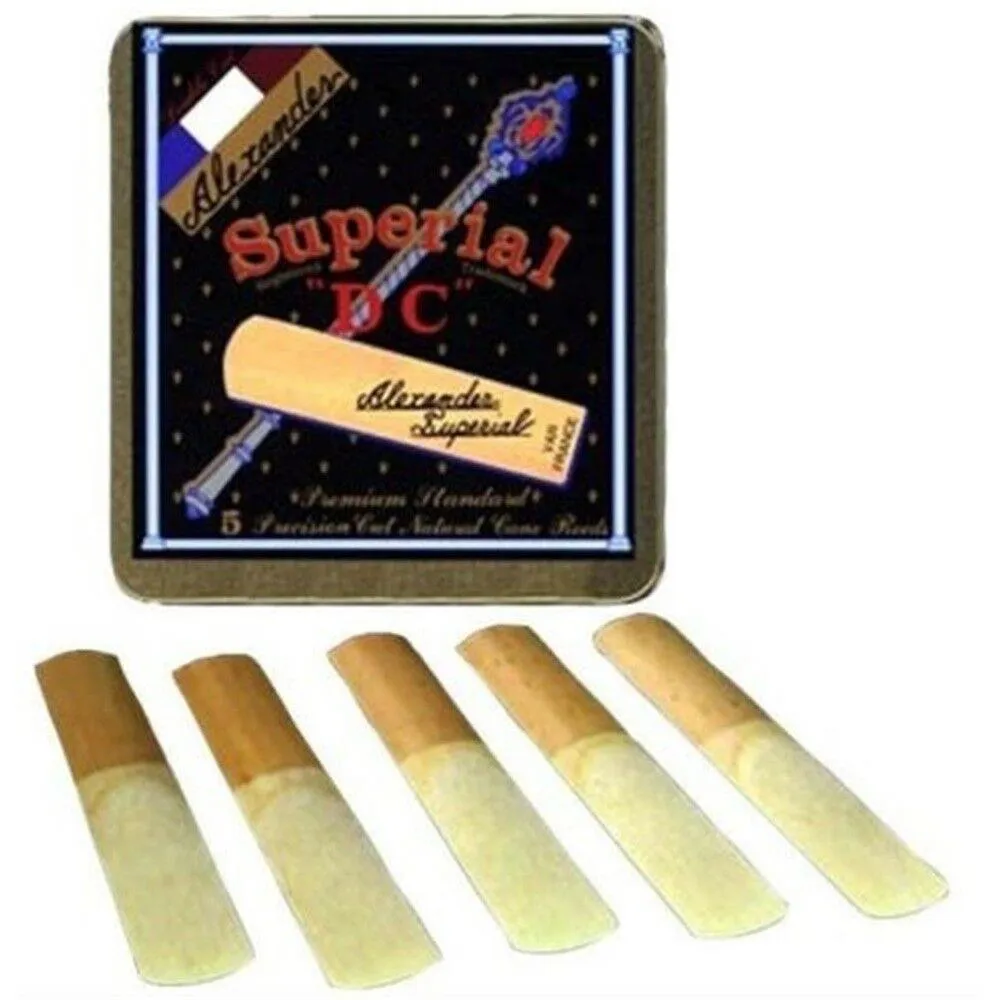 Alexander Reeds Superial DC Alto Saxophone Reeds Strength 2 Box of 5 Reeds