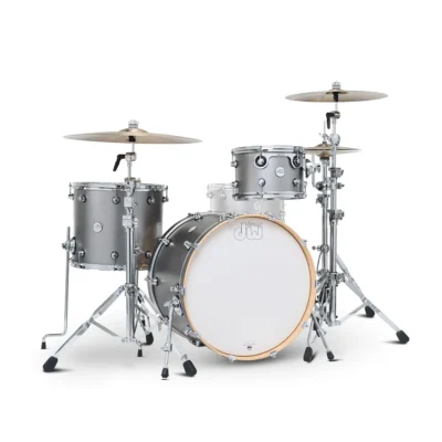 DW Design Series 4-Piece Drum Shell Kit, Titanium Satin