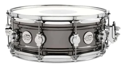 DW DESIGN SERIES SNARE DRUM - BLACK NICKEL OVER BRASS - 5.5 X 14