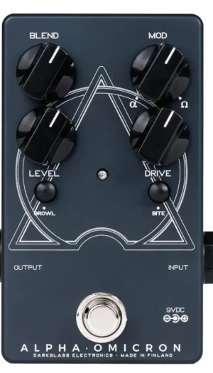 Darkglass Electronics Alpha Omicron Bass Preamp & Overdrive Guitar Effects Pedal