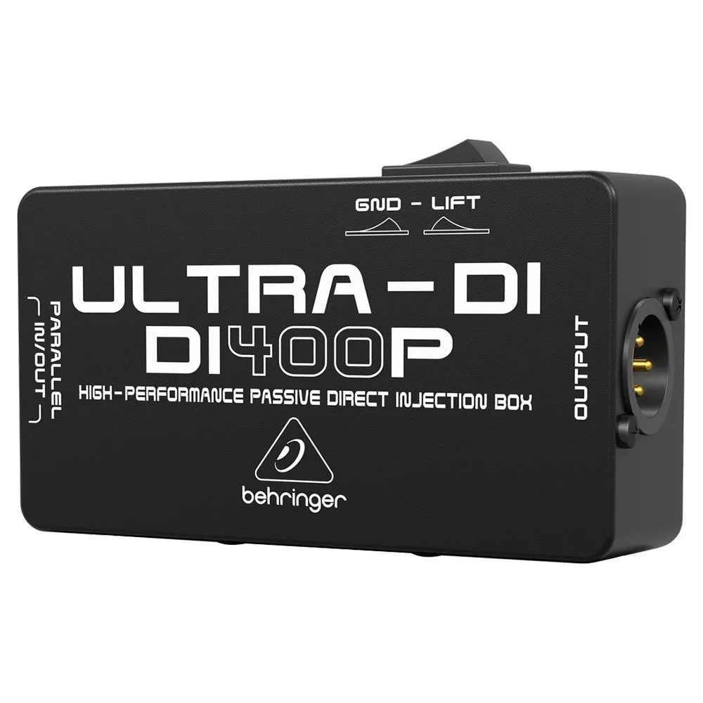 The Behringer Professional High-Performance Passive Ultra-DIDI400P DI Box