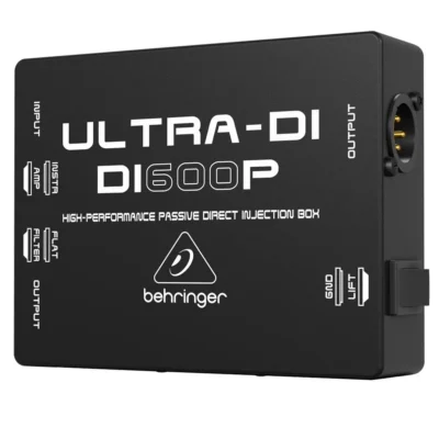 The Behringer Professional High-Performance Passive Ultra-DI DI600P DI Box