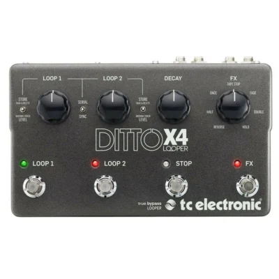 TC Electronic Ditto X4 Looper Looper Guitar Effects Pedal
