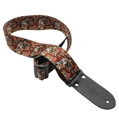 DSL Guitar Strap Paisley Brown DP20-PAIS-BROWN
