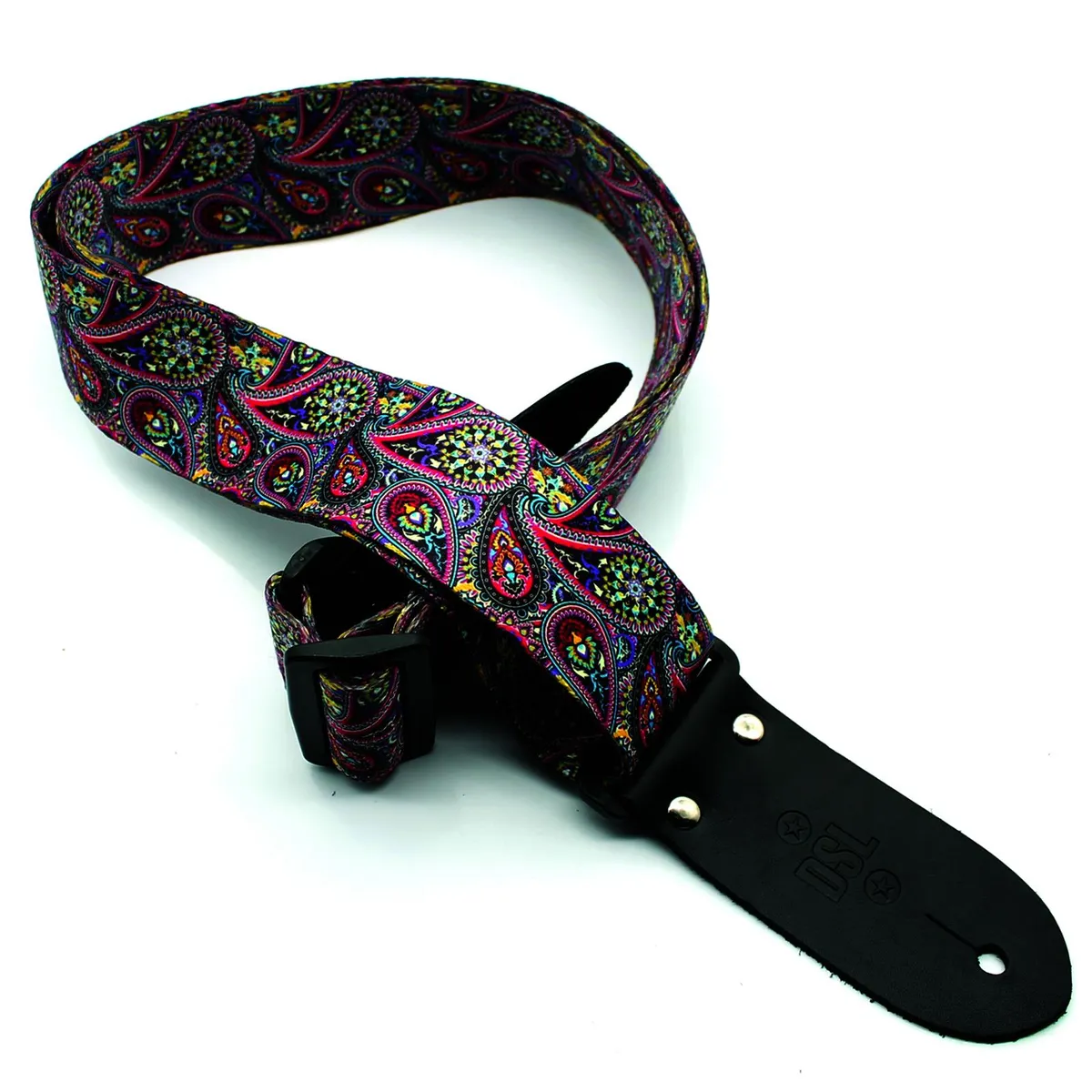 DSL Straps Digital Print Paisley Purple , DP20-PAIS-PURPLE