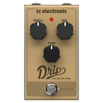 TC Electronic Drip Retro Spring Reverb With Adjustable Dwell  Effects Pedal