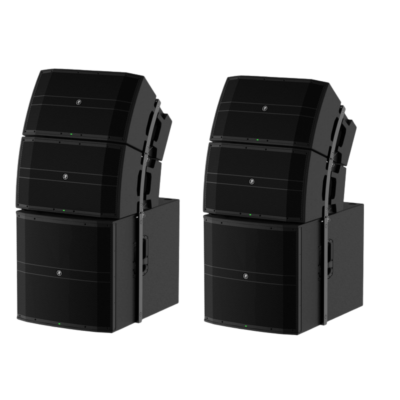 Mackie 12000W Sound System Line Curvature Array DRM12A x 4 - DRM18S x 2