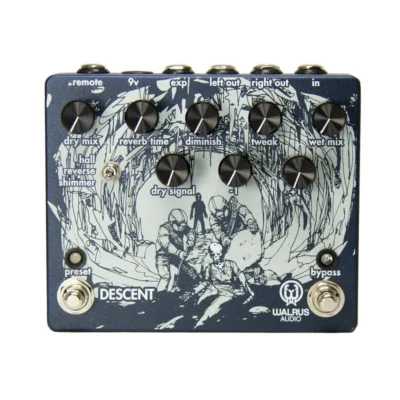 Walrus Audio Descent Reverb Octave Machine Guitar Effects Pedal