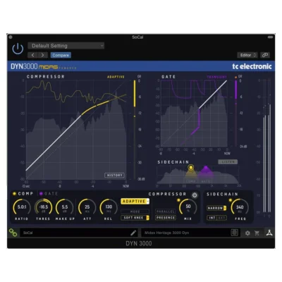 TC Electronic Midas-Powered High-End Dynamics DYN 3000 Native / DYN 3000 -DT