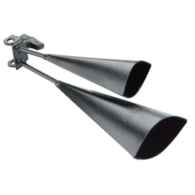 Pearl ECB-23 Afro-Brazilian Music High Pitch Agogo Bellmounted  Black Finish