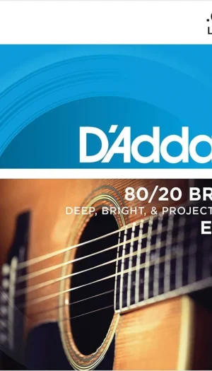 D'Addario EJ11 3 Sets  80/20 Bronze Light Acoustic Guitar Strings EJ11-3D