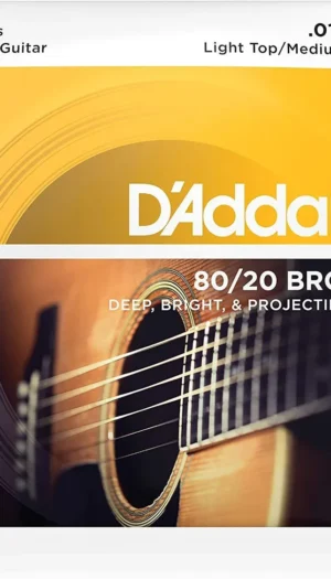D'addario EJ14 80/20 Bluegrass Gauge Acoustic Guitar Strings 12 - 56