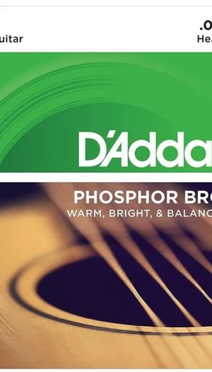 D'Addario EJ18 Phosphor Bronze Heavy Acoustic Strings  14 - 59