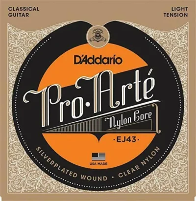 D'Addario EJ43 Pro-Arte Classical Guitar Strings - Light Tension Nylon Core