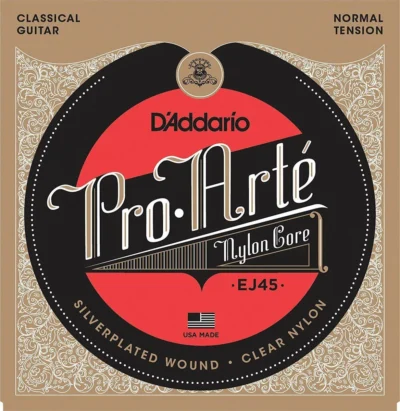 D'Addario Pro-Arte Nylon Classical Guitar Strings Normal Tension , EJ45