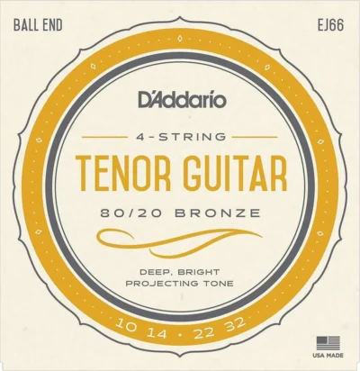 D'Addario EJ66 Tenor Guitar Strings Set - J66 - 80/20 Bronze