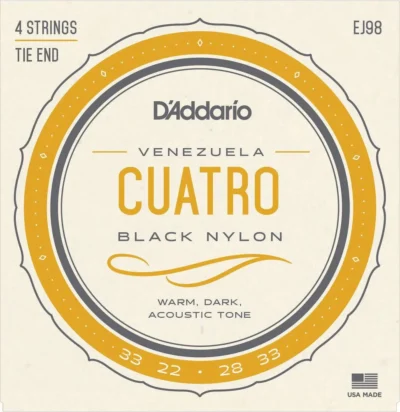 D'Addario EJ98 Cuatro-Venezuela Strings