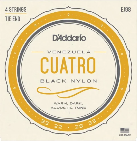 D'Addario EJ98 Cuatro-Venezuela Strings