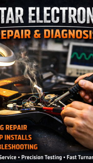 Guitar Electronics Repair & Diagnosis Service Melbourne