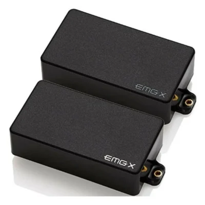 EMG 60X / 81X Active Custom  Humbucker Pickup set - black EMG60X81XSETBK