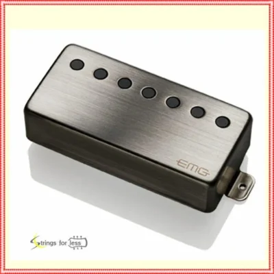 EMG 66 7-String Brushed Chrome Active Neck Humbucker Guitar Pickup