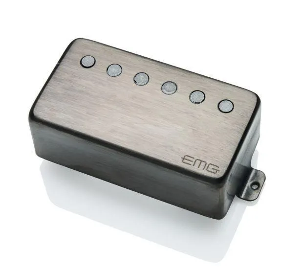 EMG 66TW Active Humbucker Guitar Pickup - Brushed Black Chrome