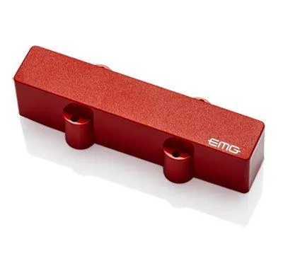 EMG Long LJ Active Bridge Ceramic Jazz Bass Guitar Pickup Red