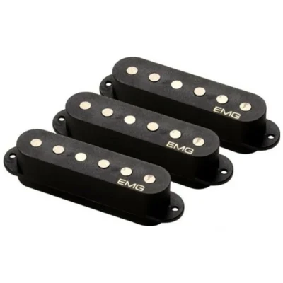 EMG EMG-SLV Alnico Single Coil Active Guitar Pickup SET  EMGSLSETVBK